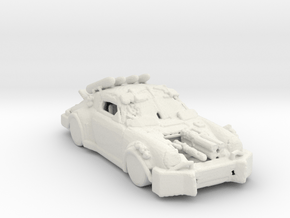 Death Race !4ks Car 160 scale in White Natural Versatile Plastic