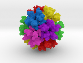 Rous Sarcoma Virus in Natural Full Color Sandstone