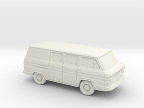 1/87 1961-65 Chevrolet Corvair Greenbrier Delivery in White Natural Versatile Plastic