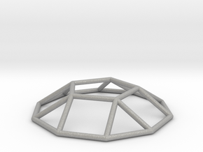 0731 J05 Pentagonal Cupola E (a=1cm) #1 in Aluminum