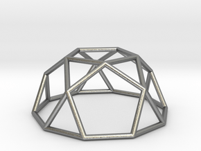 0734 J06 Pentagonal Rotunda E (a=1cm) #1 in Natural Silver