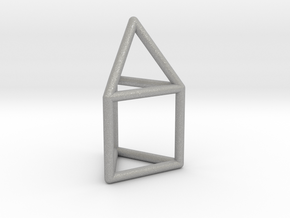 0737 J07 Elongated Triangular Pyramid E (a=1cm) #1 in Aluminum