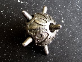 Sputnik d10 in Polished Bronzed Silver Steel