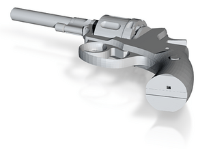 Nagant revolver 1:3 scale in Tan Fine Detail Plastic