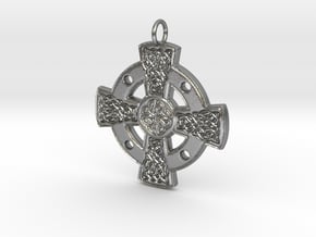 Celtic Cross No.3 - steel or bronze in Natural Silver
