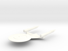 USS Discovery in White Processed Versatile Plastic