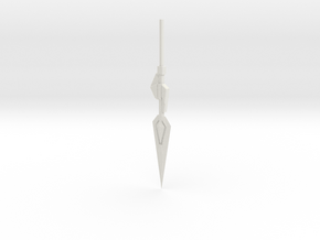 Gundam exia dagger in White Natural Versatile Plastic: Extra Small