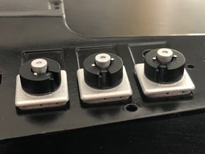 1:8 BTTF DeLorean Hockey Puck parts in Smoothest Fine Detail Plastic