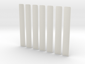 Custom request - T-Grips * 7 in White Natural Versatile Plastic