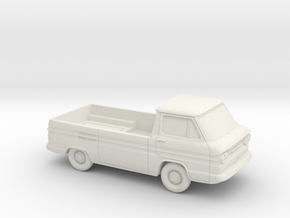 1/87 1961-65 Chevy Corvair Greenbrier PickUp in White Natural Versatile Plastic