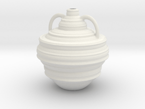 Vase Btj236 Redux in White Natural Versatile Plastic