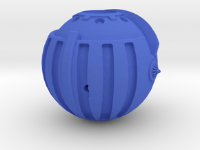 Yattaran Head - 1:6 Scale  in Blue Processed Versatile Plastic