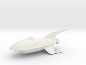 Planet Express Ship (Re-Sized) in White Natural Versatile Plastic