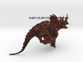 Regaliceratops in White Natural Versatile Plastic: Small