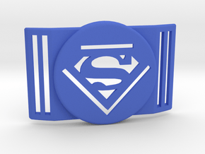 Freestyle Libre Shield - Libre Guard SUPERMAN in Blue Processed Versatile Plastic