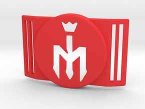 Freestyle Libre Shield - Libre Guard FOOTBALL - M in Red Processed Versatile Plastic