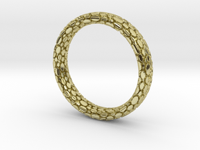 Elipsis Skin Ring in 18k Gold Plated Brass: 6.5 / 52.75