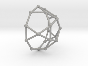 0735 J06 Pentagonal Rotunda V&E (a=1cm) #2 in Aluminum