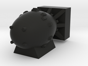 Fat Boy Atom Bomb (x1) in Black Premium Versatile Plastic