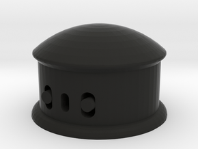 Maginot Turret in Black Premium Versatile Plastic