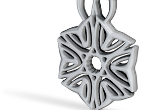 Wildstar Pendant in Polished Silver