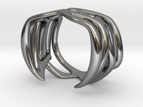 Polyhymnia ring in Fine Detail Polished Silver: 3 / 44