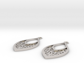 Edelmar earrings in Platinum: Small