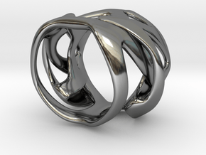 Thalia ring in Fine Detail Polished Silver: 12 / 66.5