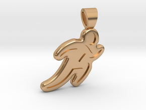 Running [pendant] in Polished Bronze