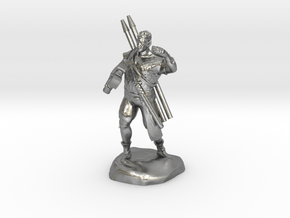 Half-orc pirate with Hammer and Net in Natural Silver