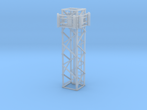 Light Tower Middle Cell Site 1-87 HO Scale in Tan Fine Detail Plastic