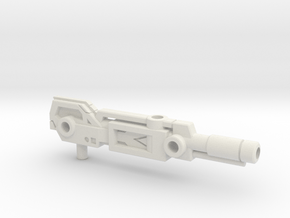 The Big Boom Combiner Cannon (5mm) in White Natural Versatile Plastic