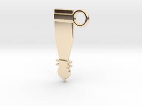 Hallstatt Dagger Sheath A in 14K Yellow Gold