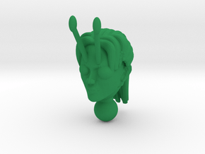 Lady Command Jasmine Head in Green Processed Versatile Plastic