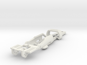 HO Slot Car Chassis - SL2-Mk4 release in White Natural Versatile Plastic