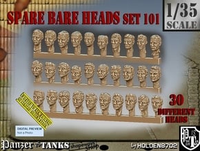 1/35 BareHeads Set101 in Tan Fine Detail Plastic