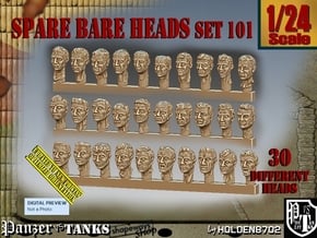 1/24 BareHeads Set101 in Tan Fine Detail Plastic