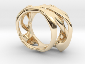 Uranie Ring in 14k Gold Plated Brass: 3 / 44