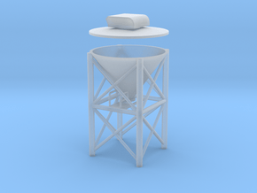 'N Scale' - 1" PVC Dust Collector in Smooth Fine Detail Plastic