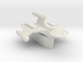 3788 Scale Romulan SparrowHawk-T+ 1-Pod Transport in White Natural Versatile Plastic