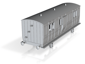 o-148fs-hb-luggage-brake-coach-1 in Tan Fine Detail Plastic