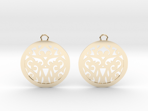 Elaine earrings in 14K Yellow Gold: Small