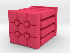3 x 3 Mattress set in Pink Processed Versatile Plastic