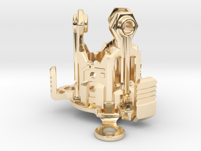 Graflex Mentor - Var2 Part06 - Crystal Generator in 14k Gold Plated Brass