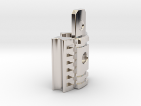 Graflex Mentor - Var2 Part12 - Power Switch in Rhodium Plated Brass