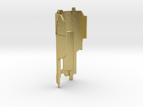 Graflex Mentor - Var2 Part14 - Cover Plate 2 in Natural Brass