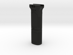 Magpul MOE styled foregrip battery holder for AEG  in Black Premium Versatile Plastic