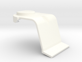 Lancia Delta Boot lock cover in White Processed Versatile Plastic