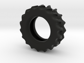 Rear-Wheel in Black Natural Versatile Plastic