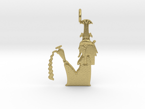 Hapi / Hapy amulet in Natural Brass
